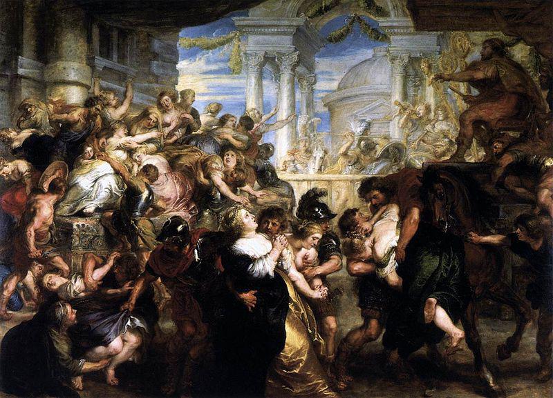 Peter Paul Rubens The Rape of the Sabine Women oil painting image